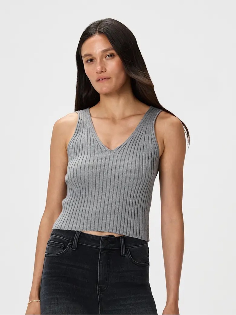 Quince Ribbed Tank Top - Picture 2 of 7